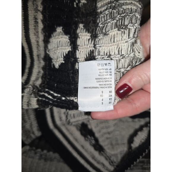 American Eagle Outfitters|100% Cotton Hooded Pullover Sweater|AEO Size S boho - Picture 4 of 5